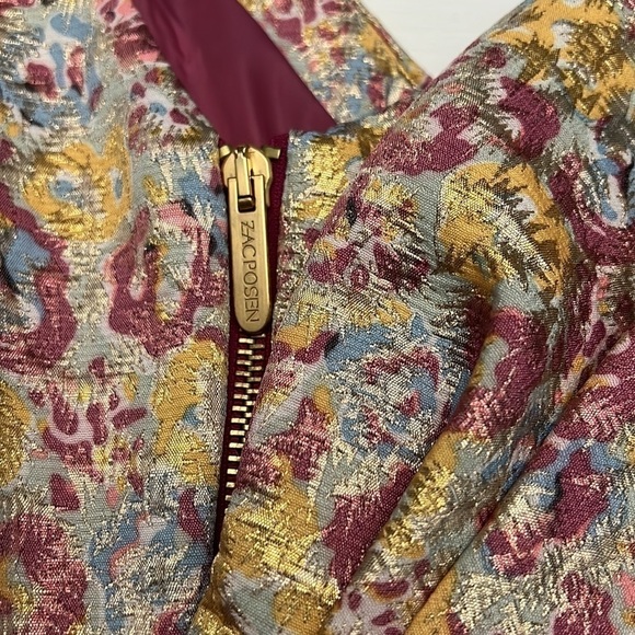 Zac Posen For Target Lined Brocade Dress Size Small - Picture 2 of 7